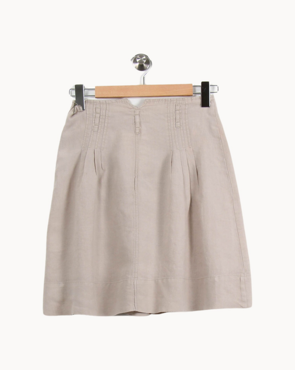 Jupe Courte Beige - Taille XS/34 de la marque Comptoir des Cotonniers | PARAD58991 - Vendu par Paradigme - Image 2