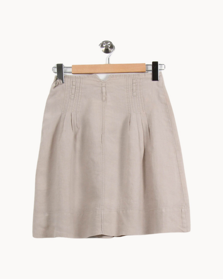 Jupe Courte Beige - Taille XS/34 de la marque Comptoir des Cotonniers | PARAD58991 - Vendu par Paradigme - Image 2