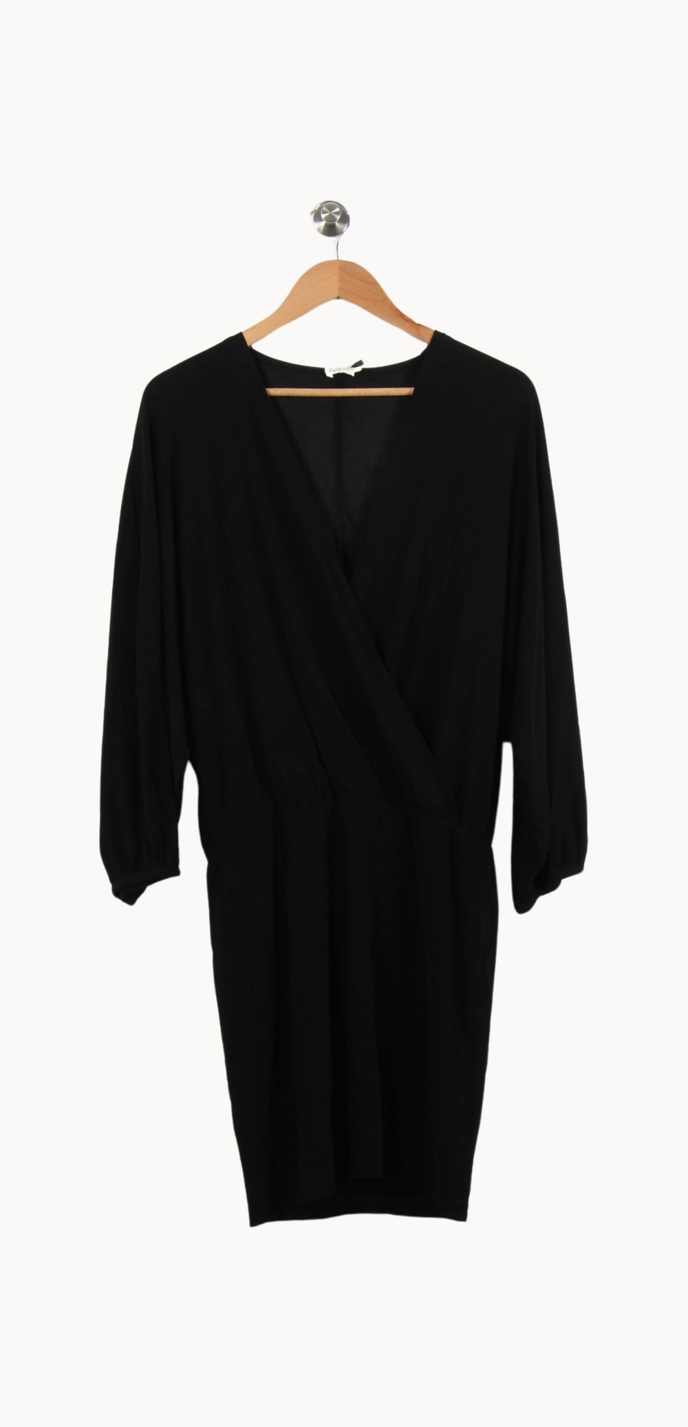 Robe Portefeuille Noire - Taille S/36 de la marque Filippa K | PARAD69139 - Vendu par Paradigme - Image 2