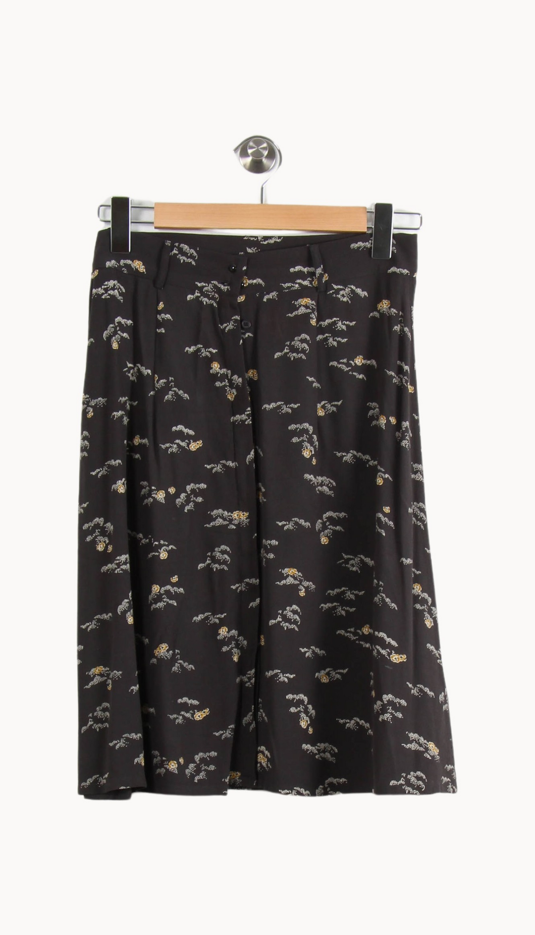 Jupe Midi Noire et Jaune - Taille L/40 de la marque Sessùn | PARAD66485 - Vendu par Paradigme - Image 2