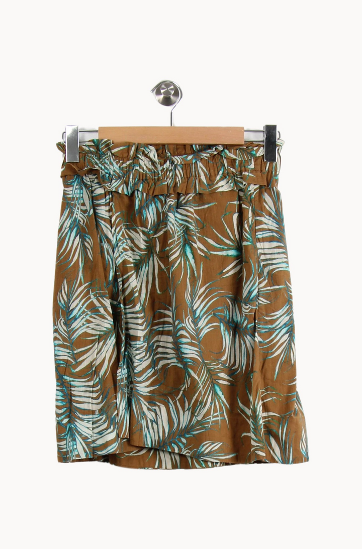 Jupe Courte Marron et Verte - Taille M/38 de la marque Soeur | PARAD66524 - Vendu par Paradigme - Image 2