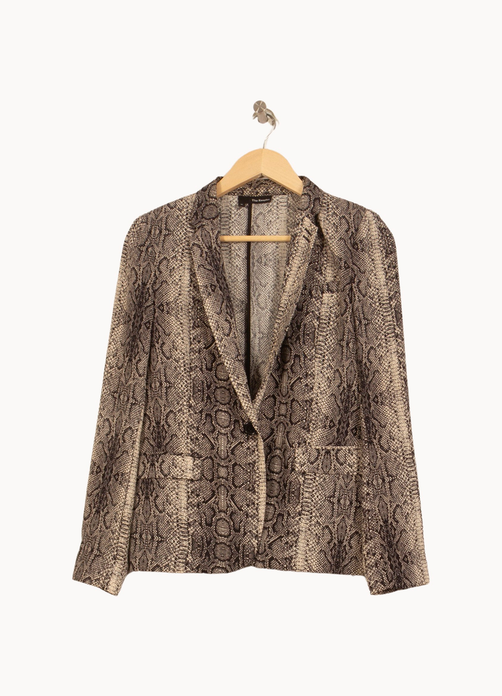 Blazer Beige et Noir - Taille M/38 de la marque The Kooples | PARAD51439 - Vendu par Paradigme - Image 2