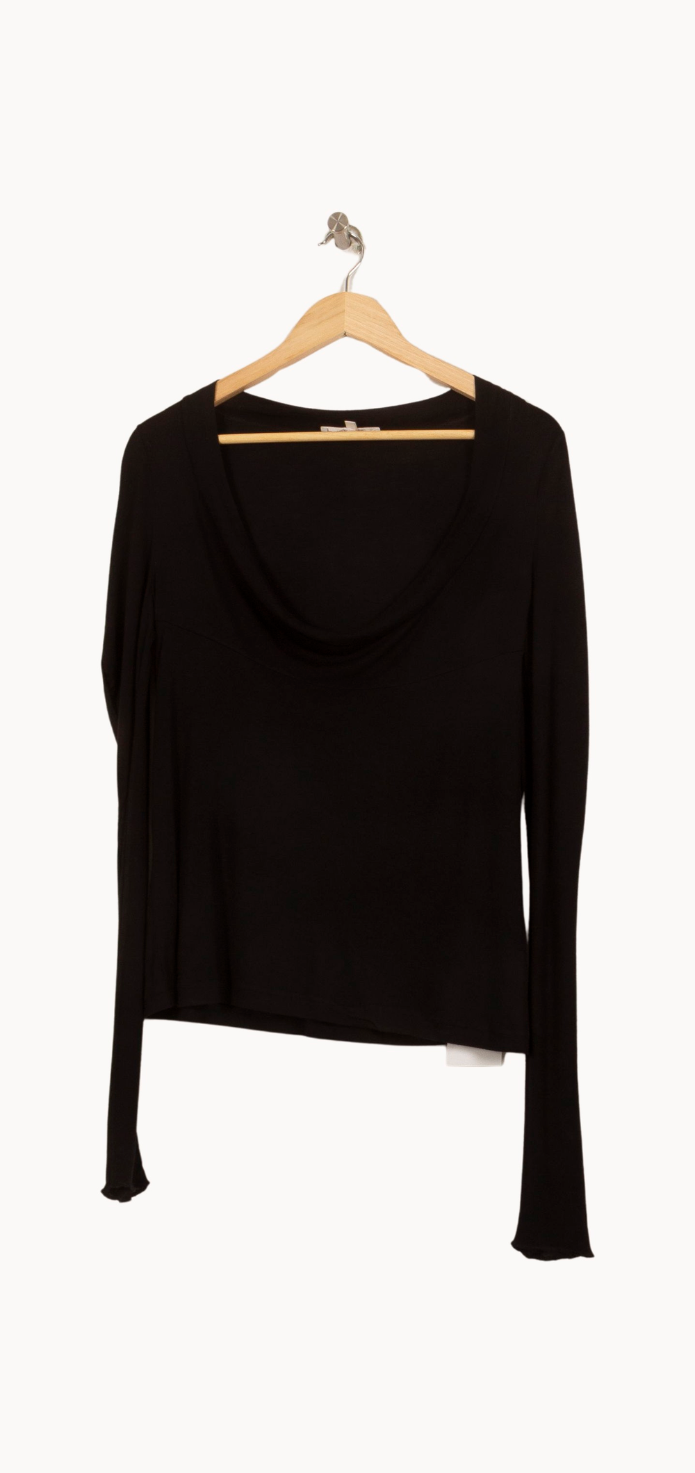 T-shirt manches longues noir - Taille M/38 de la marque Vanessa Bruno | PARAD41998 - Vendu par Paradigme - Image 2
