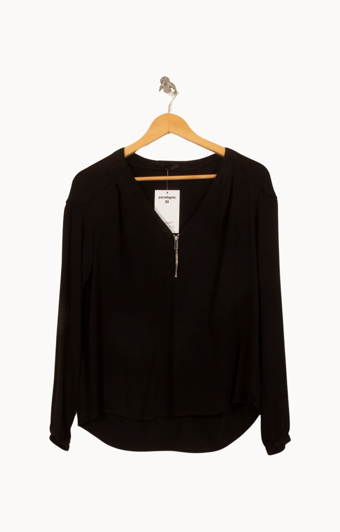 Blouse noire - Taille L/40 de la marque IKKS | PARAD47278 - Vendu par Paradigme - Image 2