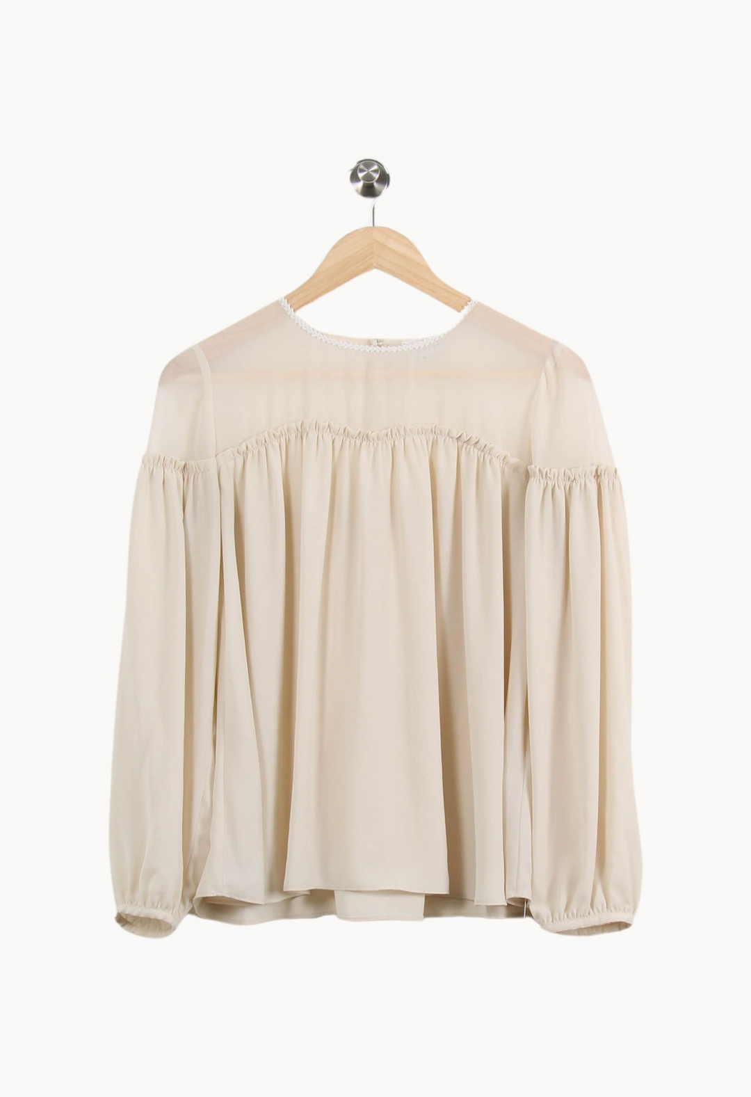 Blouse Beige - Taille S/36 de la marque La Fée Maraboutée | PARAD50084 - Vendu par Paradigme - Image 2