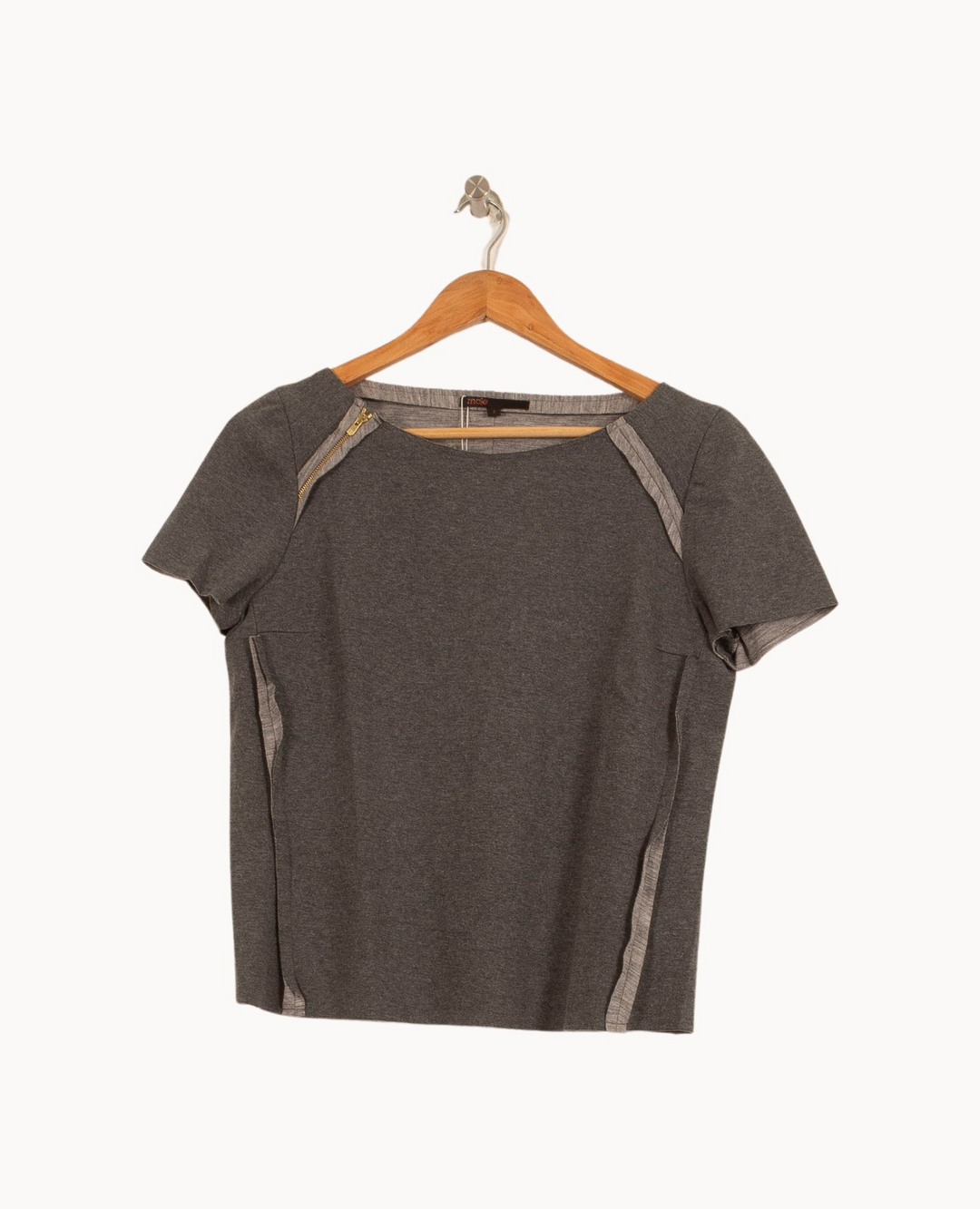 Tee-shirt Gris - Taille M/38 de la marque Maje | PARAD65283 - Vendu par Paradigme - Image 2