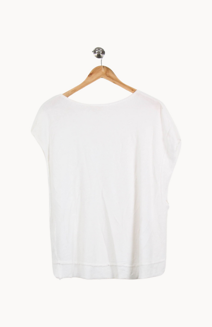 Pull Blanc - Taille S/36 de la marque American Vintage | PARAD54733 - Vendu par Paradigme - Image 4