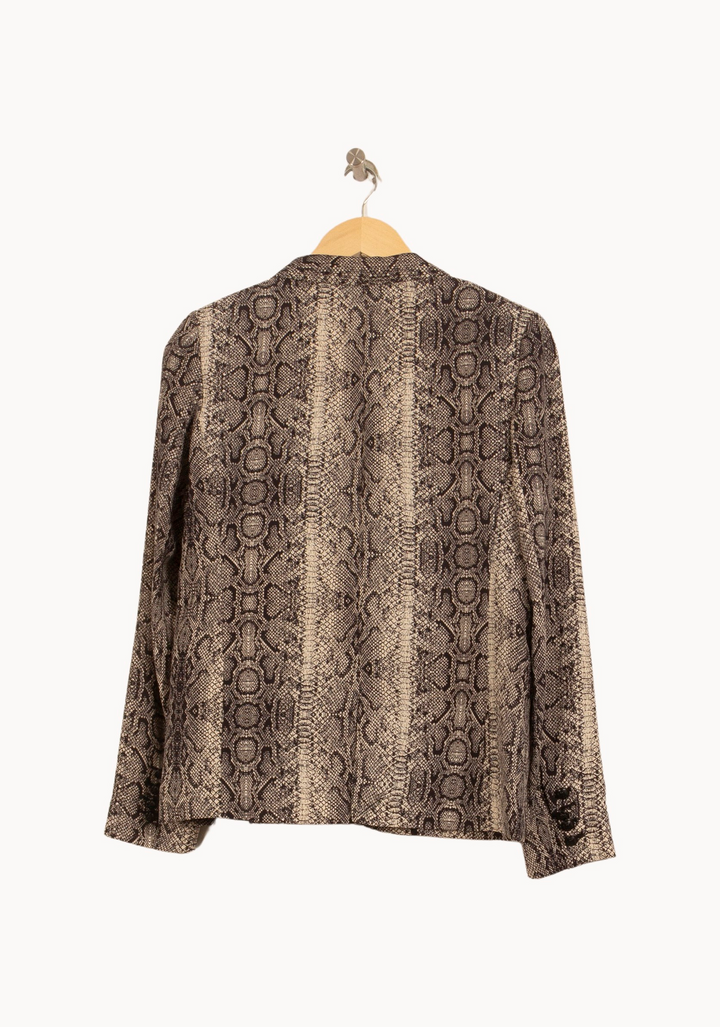 Blazer Beige et Noir - Taille M/38 de la marque The Kooples | PARAD51439 - Vendu par Paradigme - Image 4