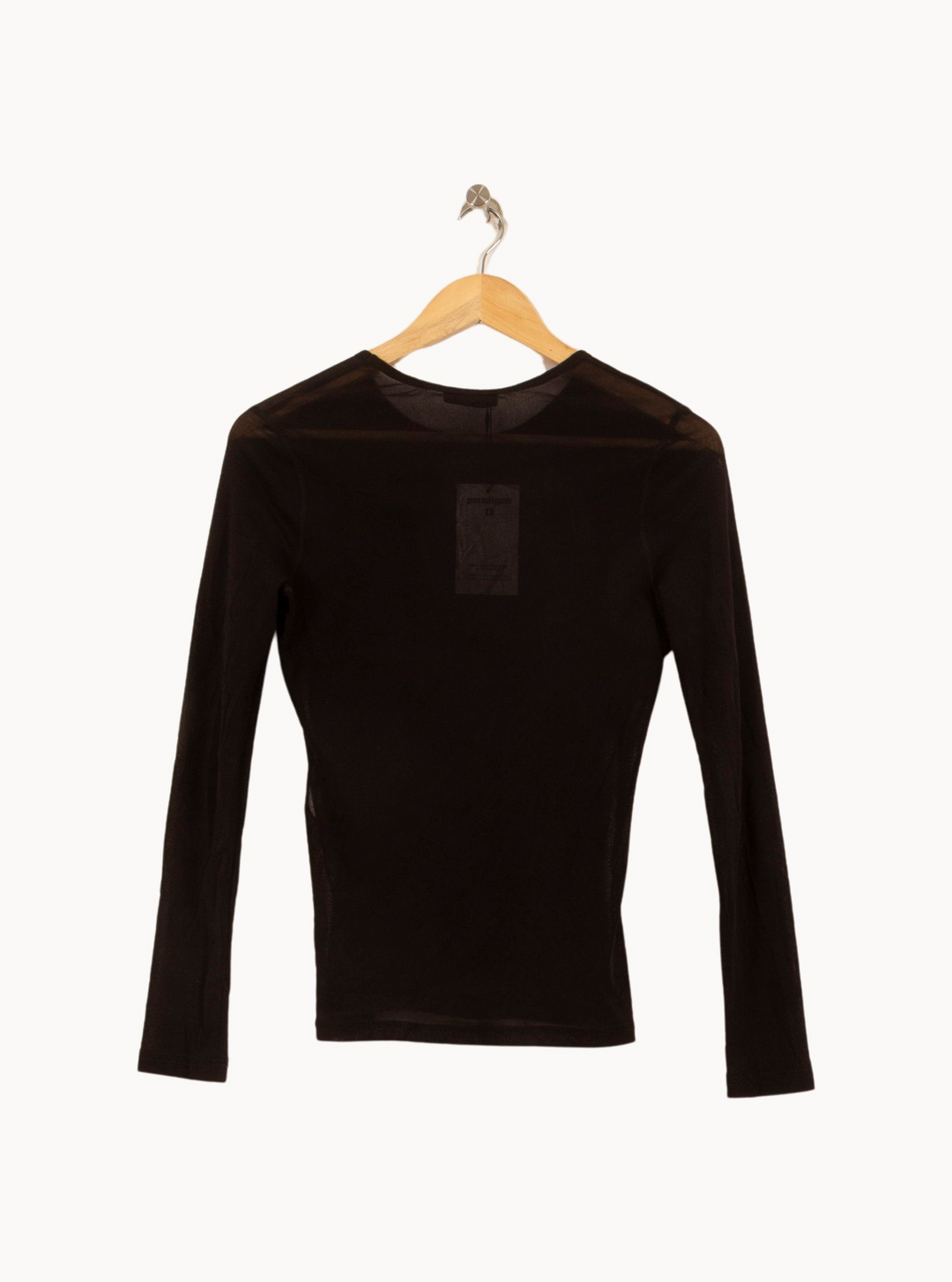 Tee-shirt Manches Longues Noir - Taille L/40 de la marque IKKS | PARAD44653 - Vendu par Paradigme - Image 4