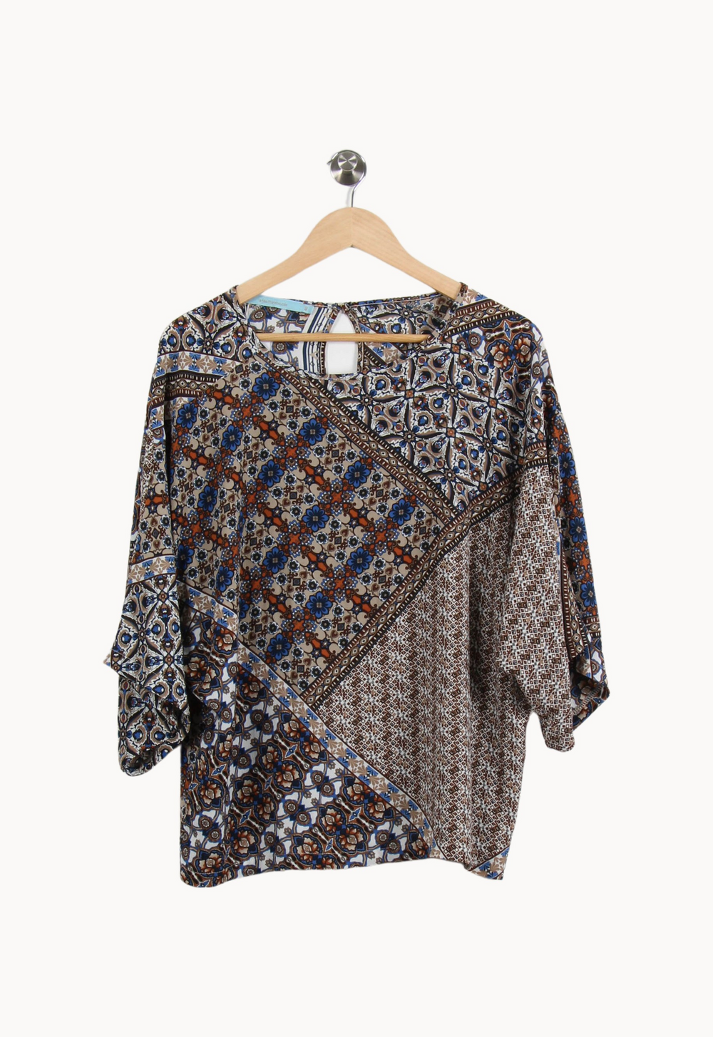 Blouse Multicolore - Taille L/40 de la marque La Fée Maraboutée | PARAD67604 - Vendu par Paradigme - Image 2