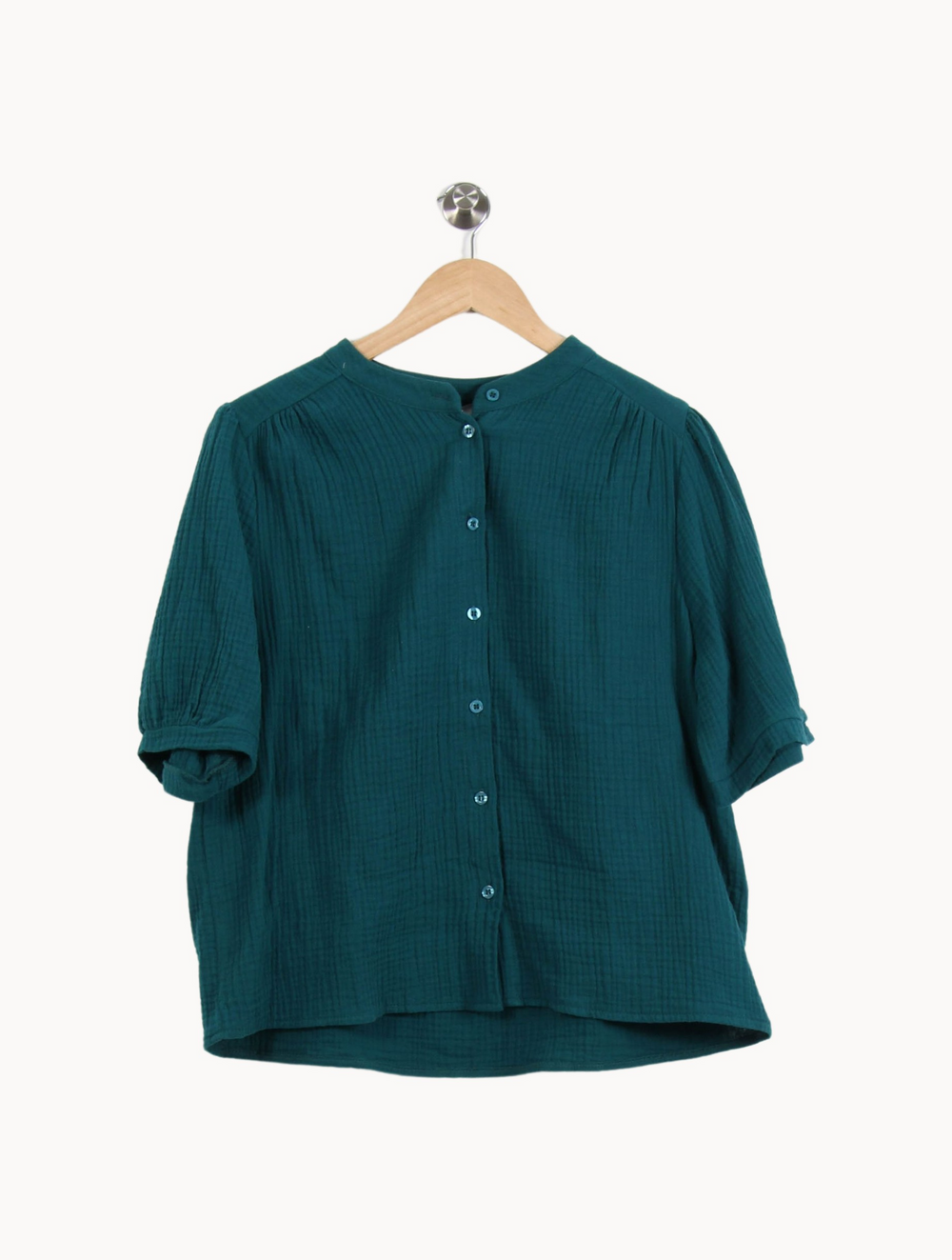 Blouse Verte - Taille XL/42 de la marque La Fée Maraboutée | PARAD67155 - Vendu par Paradigme - Image 2