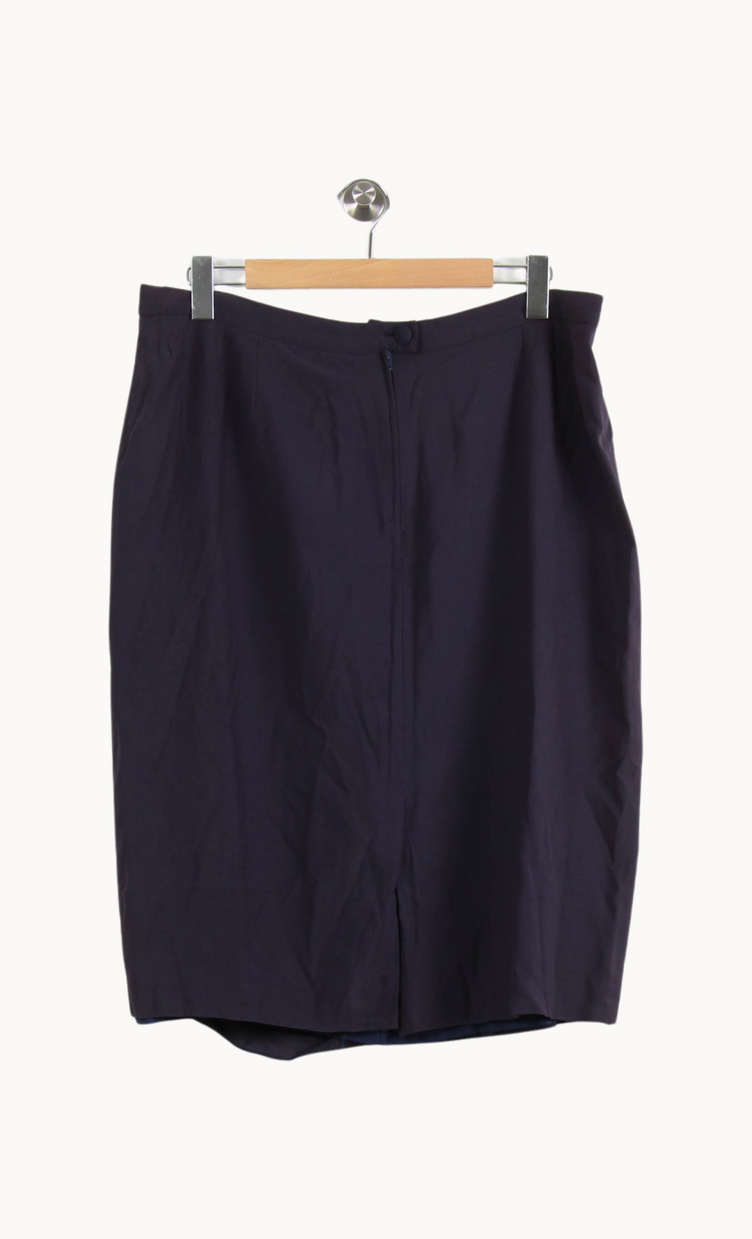 Jupe Droite Bleue - Taille XL/42 de la marque Marina Rinaldi | PARAD66601 - Vendu par Paradigme - Image 2
