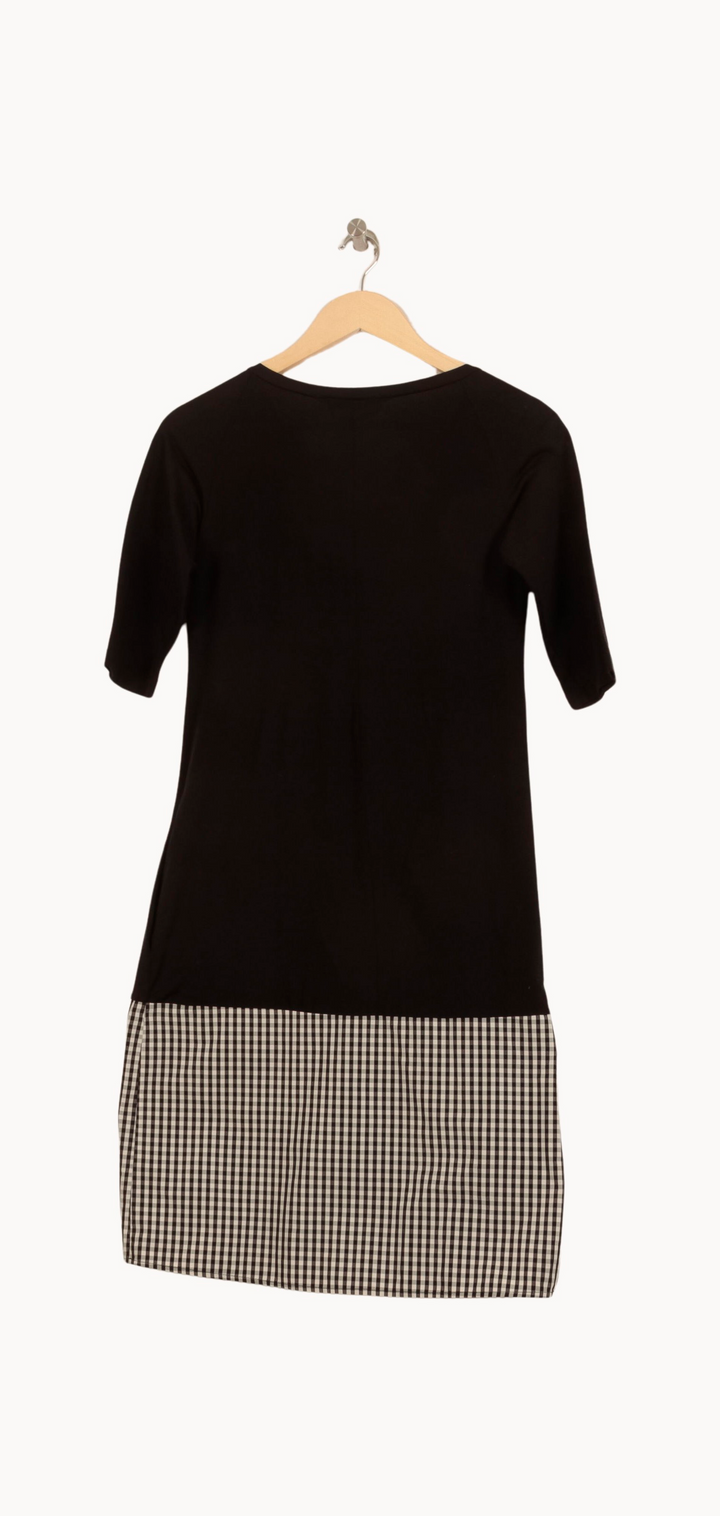 Robe Courte Noire et Blanche - Taille M/38 de la marque Weekend Max Mara | PARAD44561 - Vendu par Paradigme - Image 4