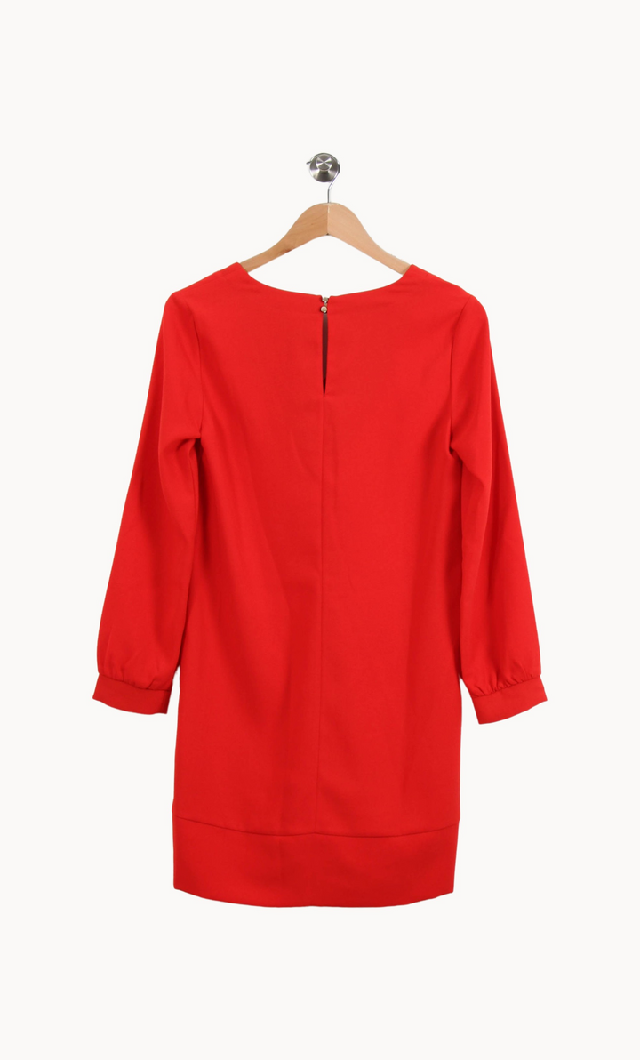 Robe Droite Rouge - Taille XS/34 de la marque I.Code | PARAD67879 - Vendu par Paradigme - Image 4