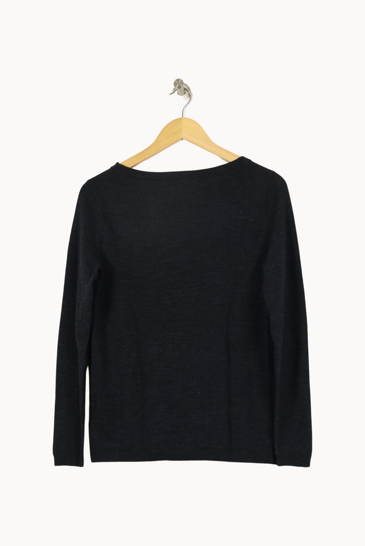 Pull Bleu - Taille S/36 de la marque American Vintage | PARAD49126 - Vendu par Paradigme - Image 4