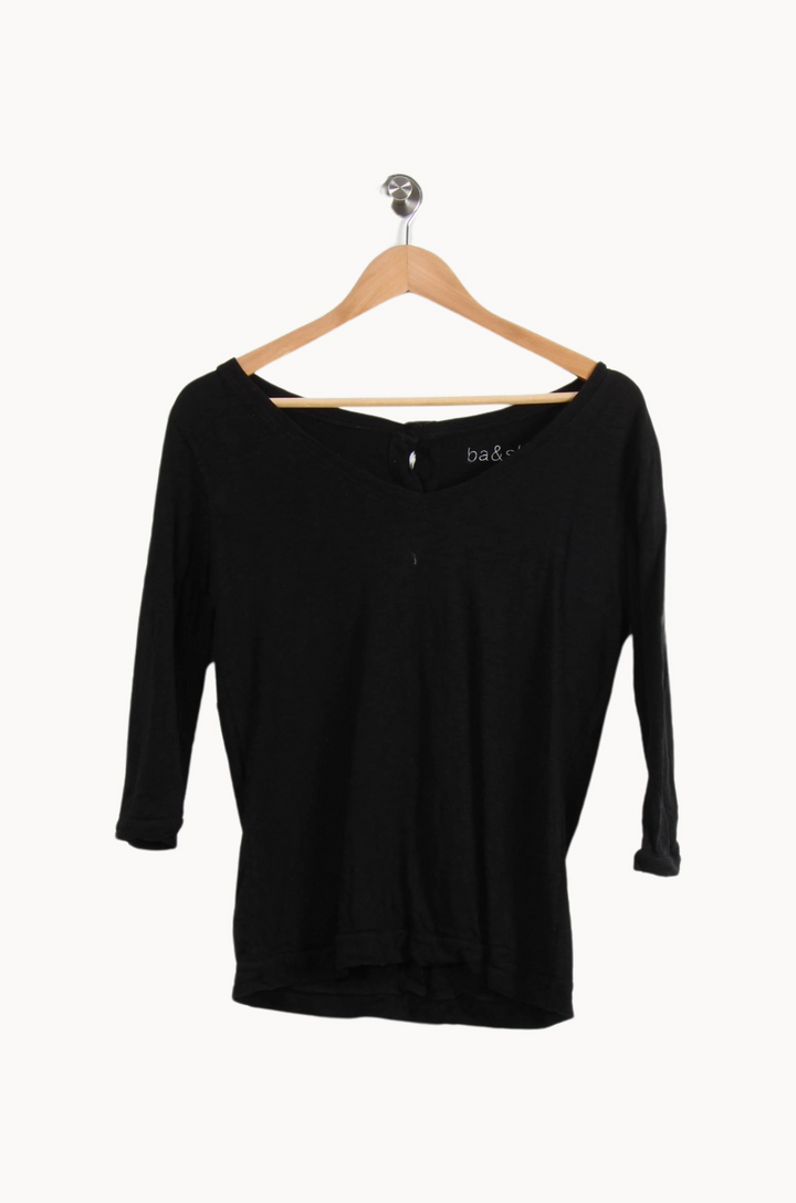 T-shirt Noir - Taille S/36 de la marque ba&sh | PARAD44708 - Vendu par Paradigme - Image 2