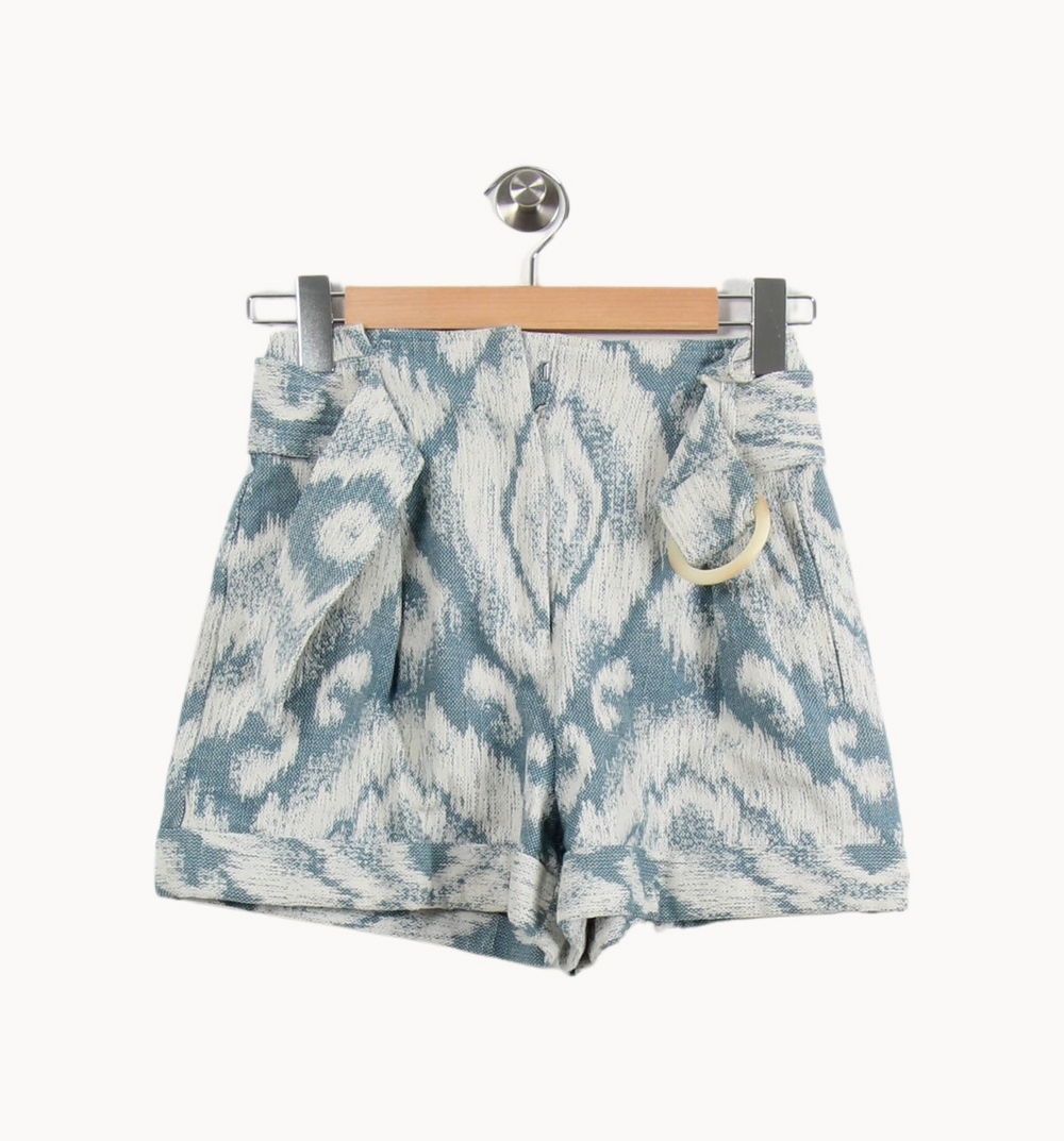Short bleu et blanc - Taille XS/34 de la marque Sézane | PARAD42258 - Vendu par Paradigme - Image 2