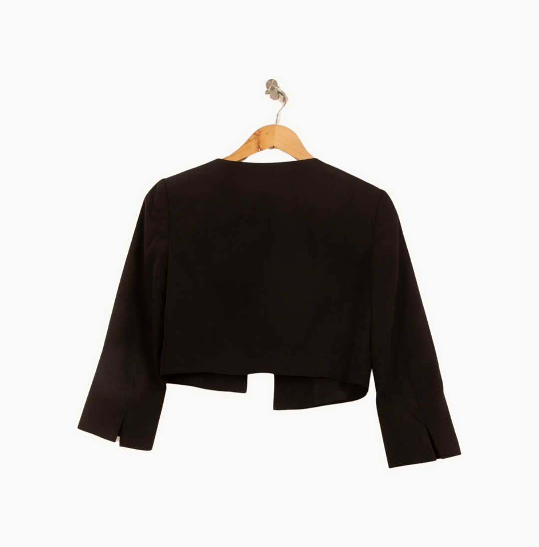 Veste Courte Noire - Taille S/36 de la marque Maison 123 | PARAD52814 - Vendu par Paradigme - Image 4