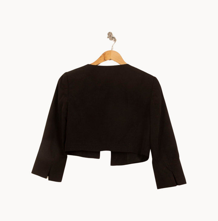 Veste Courte Noire - Taille S/36 de la marque Maison 123 | PARAD52814 - Vendu par Paradigme - Image 4