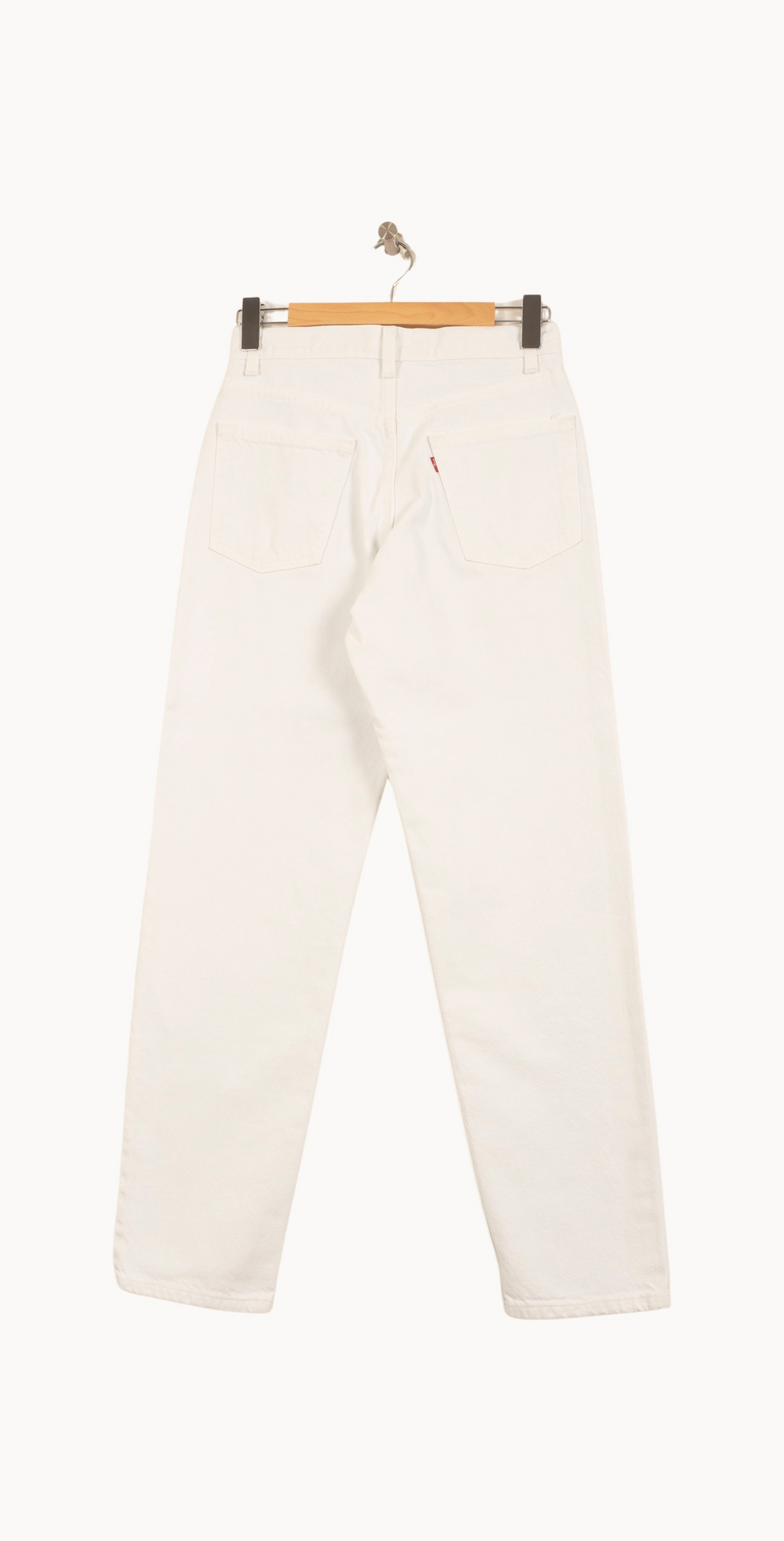 Jean Droit Blanc - Taille S/36 de la marque Levi's | PARAD38055 - Vendu par Paradigme - Image 4
