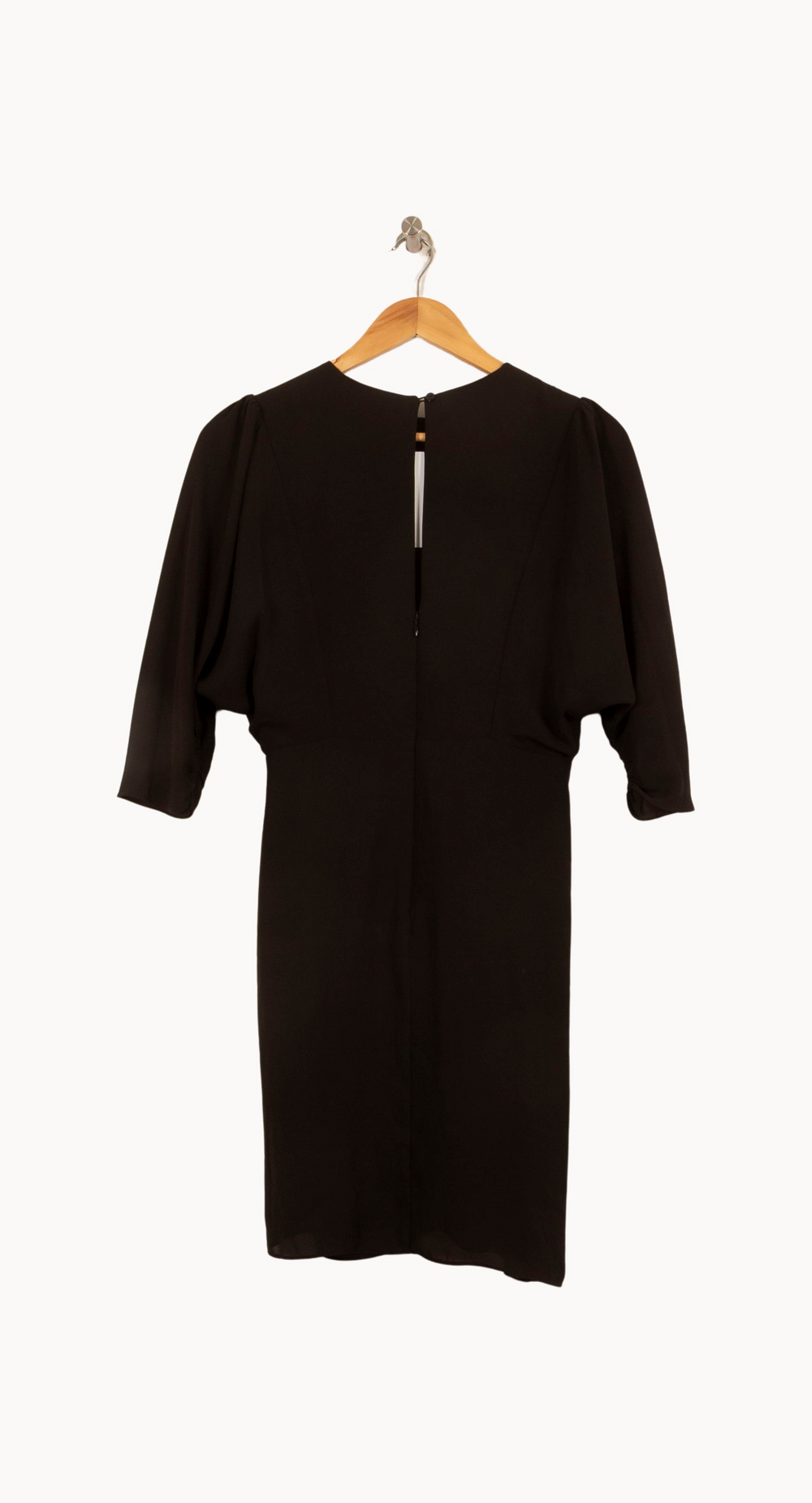 Robe Midi Noire - Taille S/36 de la marque The Kooples | PARAD63479 - Vendu par Paradigme - Image 4