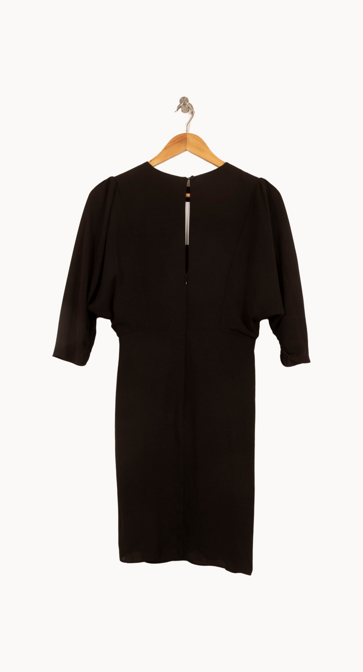 Robe Midi Noire - Taille S/36 de la marque The Kooples | PARAD63479 - Vendu par Paradigme - Image 4