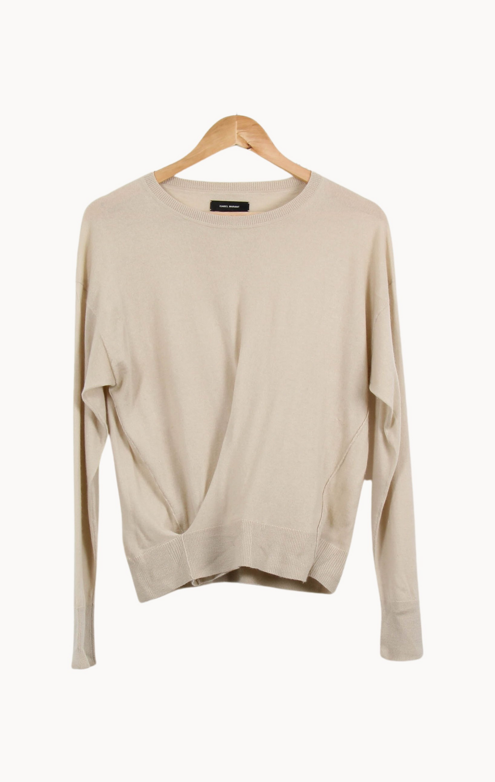 Pull Beige - Taille L/40 de la marque Isabel Marant | PARAD54730 - Vendu par Paradigme - Image 2