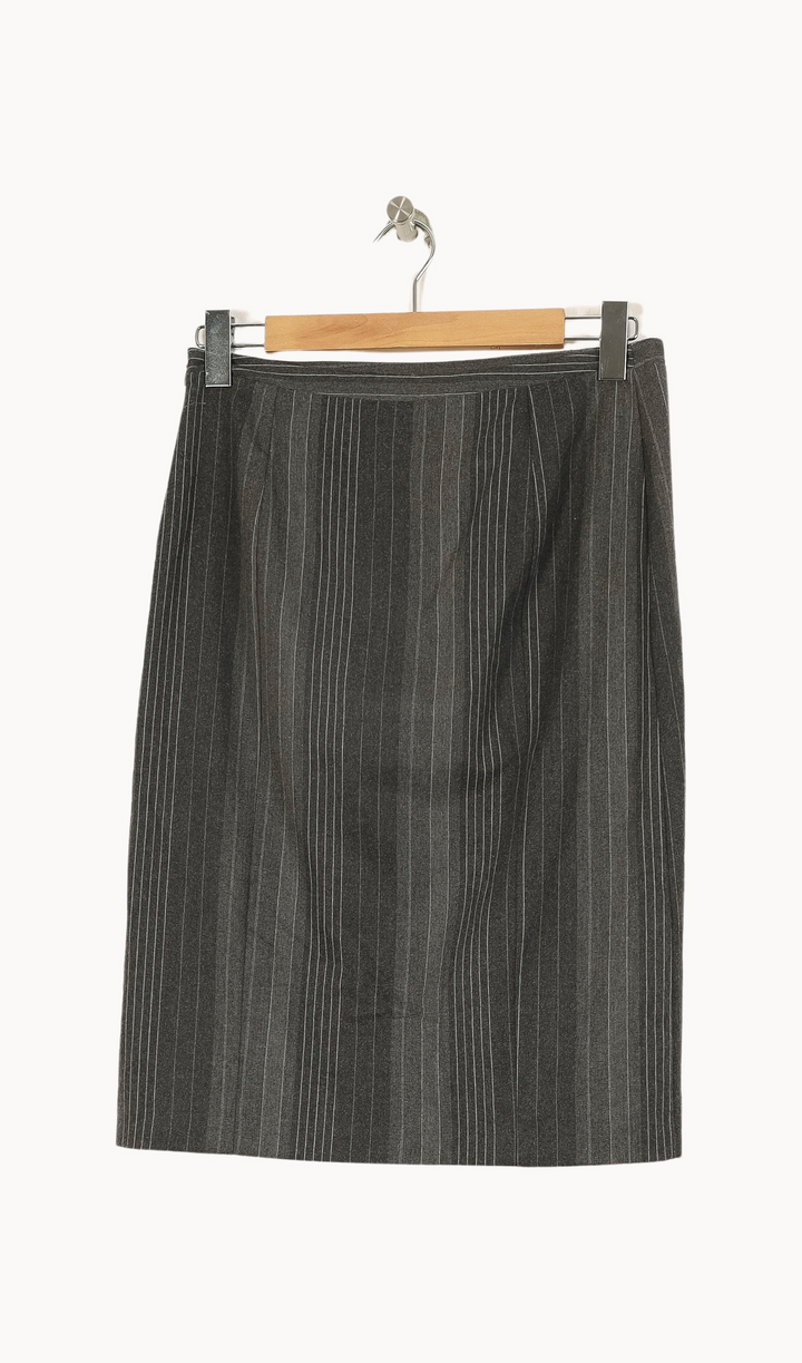 Jupe Droite Grise - Taille M/38 de la marque Caroll | PARAD54706 - Vendu par Paradigme - Image 2