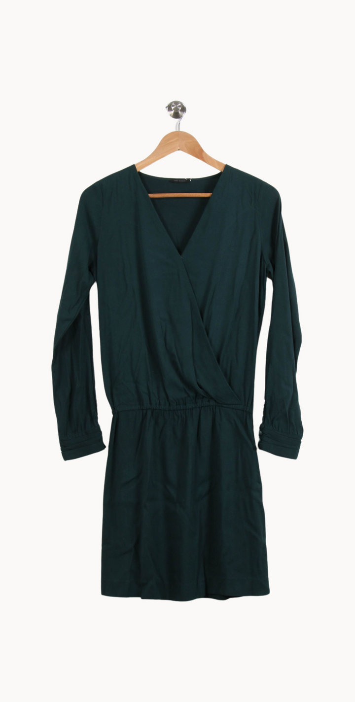 Robe portefeuille verte - Taille XS/34 de la marque IKKS | PARAD67373 - Vendu par Paradigme - Image 2