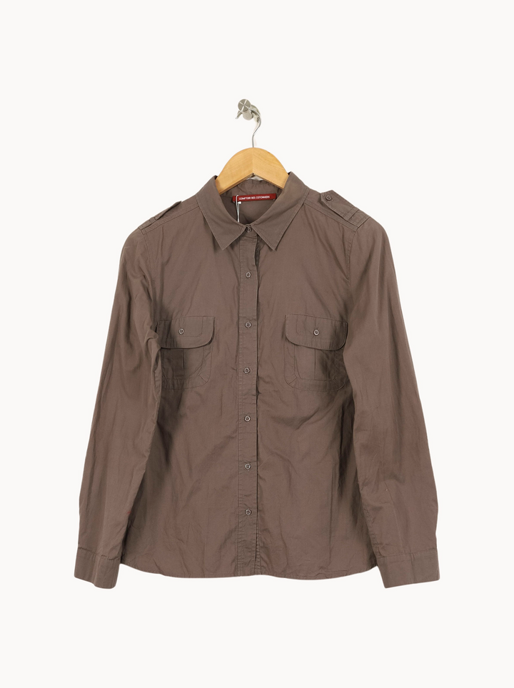 Chemise Marron - Taille XL/42 de la marque Comptoir des Cotonniers | PARAD62304 - Vendu par Paradigme - Image 2
