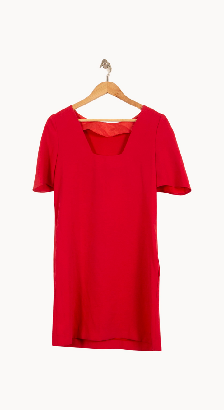 Robe Rouge - Taille S/36 de la marque Tara Jarmon | PLY0804 - Vendu par Paradigme - Image 4