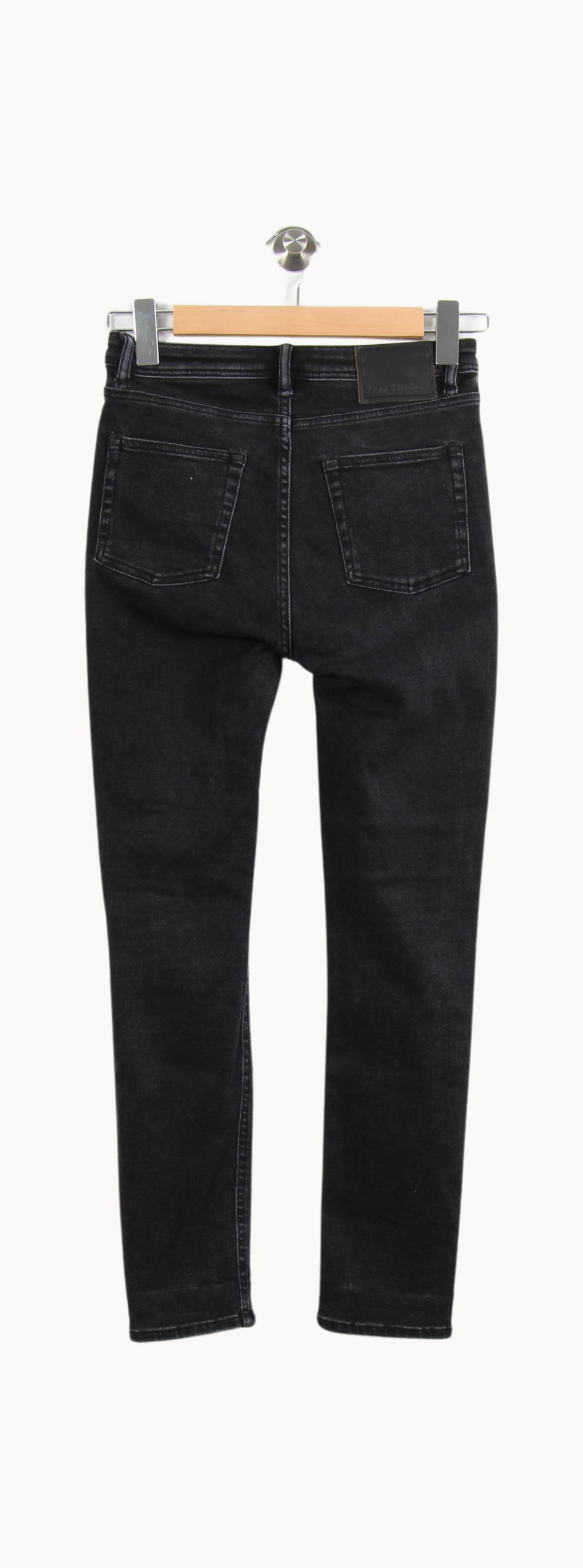 Jean Slim Gris - Taille XS/34 de la marque Acne Studios | PARAD65148 - Vendu par Paradigme - Image 4