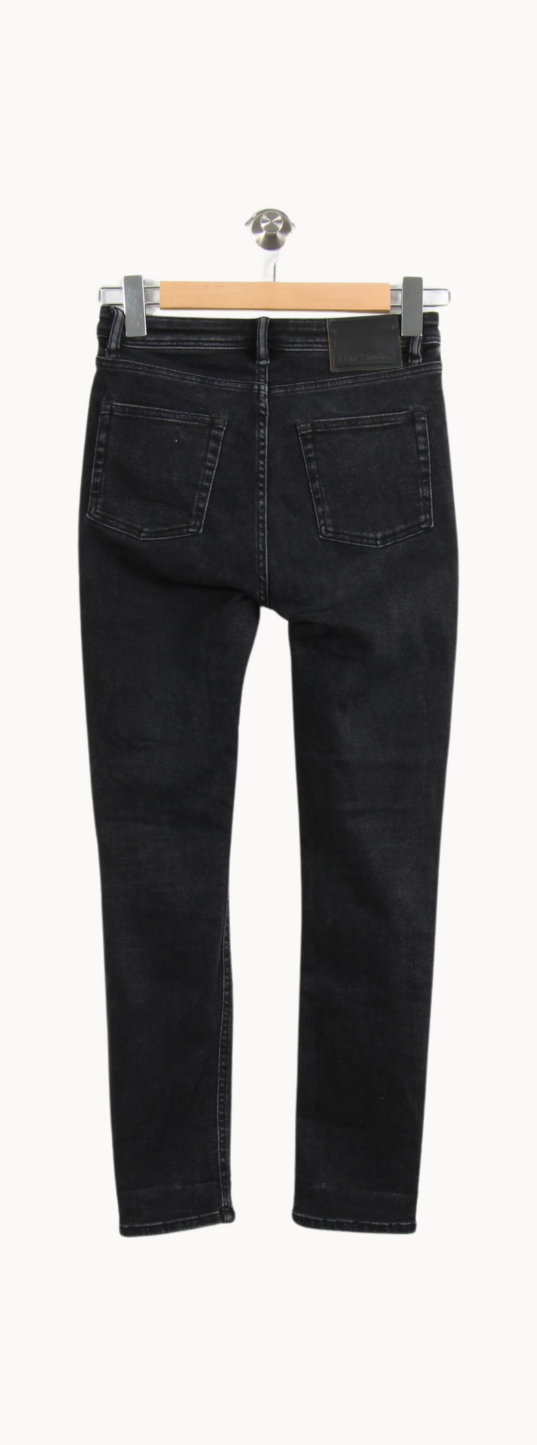 Jean Slim Gris - Taille XS/34 de la marque Acne Studios | PARAD65148 - Vendu par Paradigme - Image 4