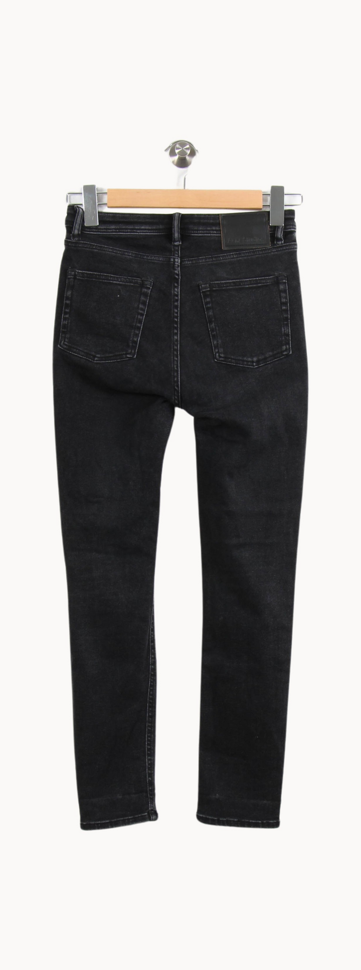 Jean Slim Gris - Taille XS/34 de la marque Acne Studios | PARAD65148 - Vendu par Paradigme - Image 4