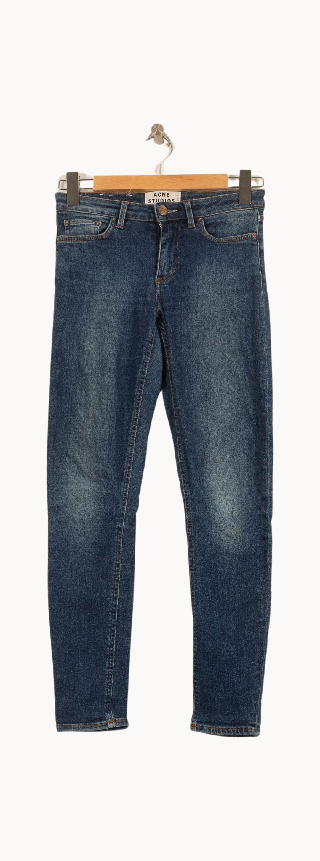 Jean Slim Bleu - Taille S/36 de la marque Acne Studios | PARAD63822 - Vendu par Paradigme - Image 2