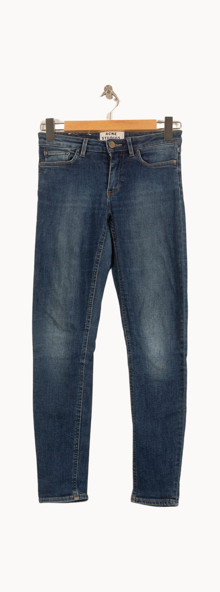 Jean Slim Bleu - Taille S/36 de la marque Acne Studios | PARAD63822 - Vendu par Paradigme - Image 2