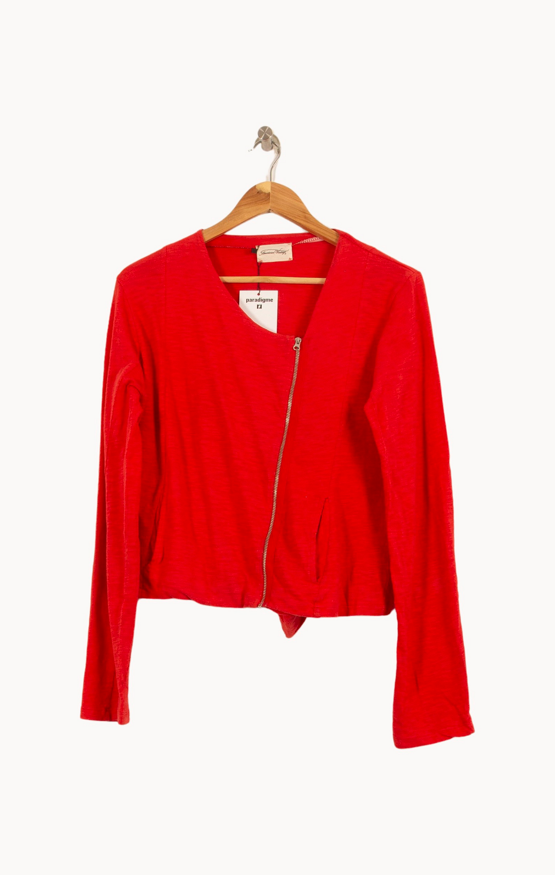 Veste Rouge - Taille M/38 de la marque American Vintage | RVLI1123 - Vendu par Paradigme - Image 2