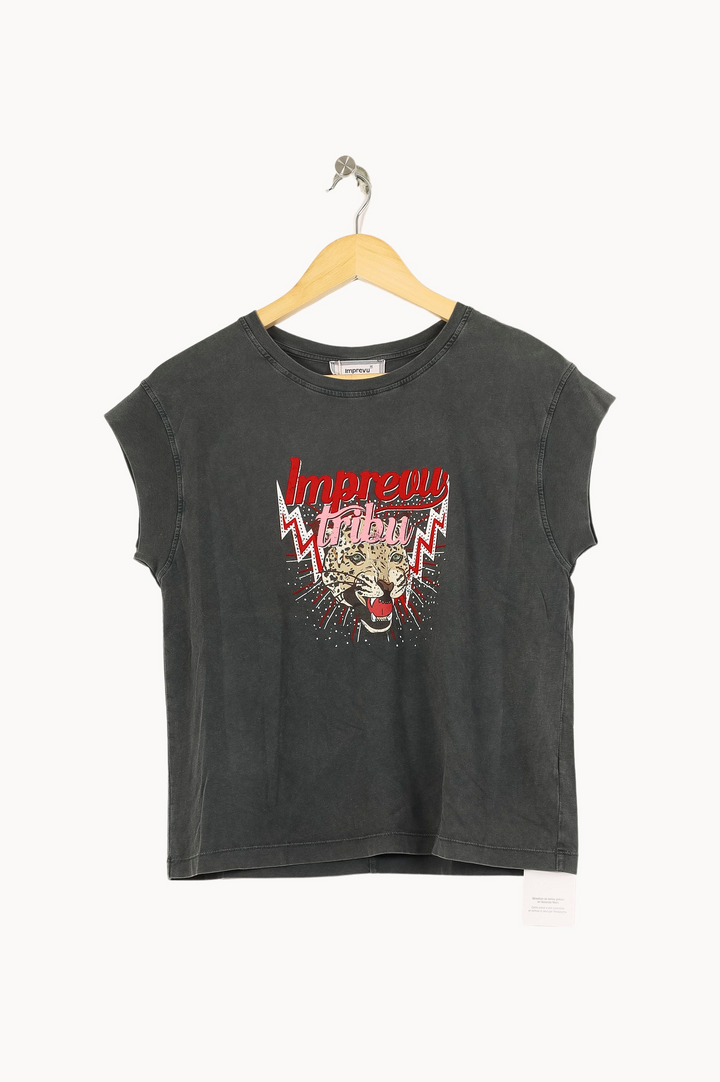 Tee-shirt Noir - Taille S/36 de la marque Imprevu | PARAD67668 - Vendu par Paradigme - Image 2