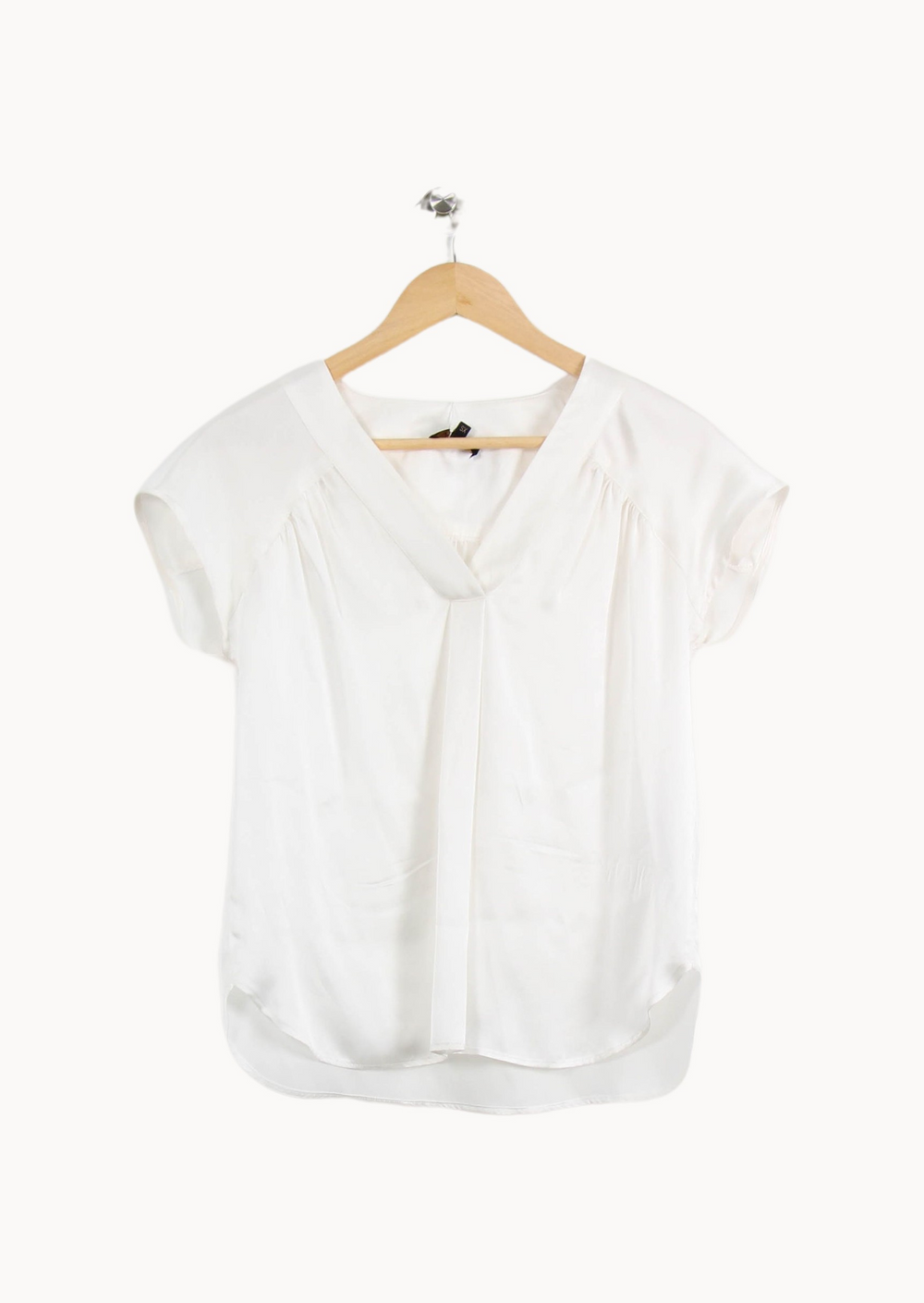 Blouse Blanche - Taille XS/34 de la marque Caroll | PARAD67598 - Vendu par Paradigme - Image 2