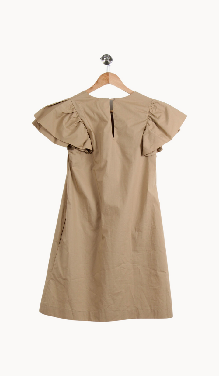 Robe Volantée Beige - Taille XS/34 de la marque Liu Jo | PARAD66593 - Vendu par Paradigme - Image 4