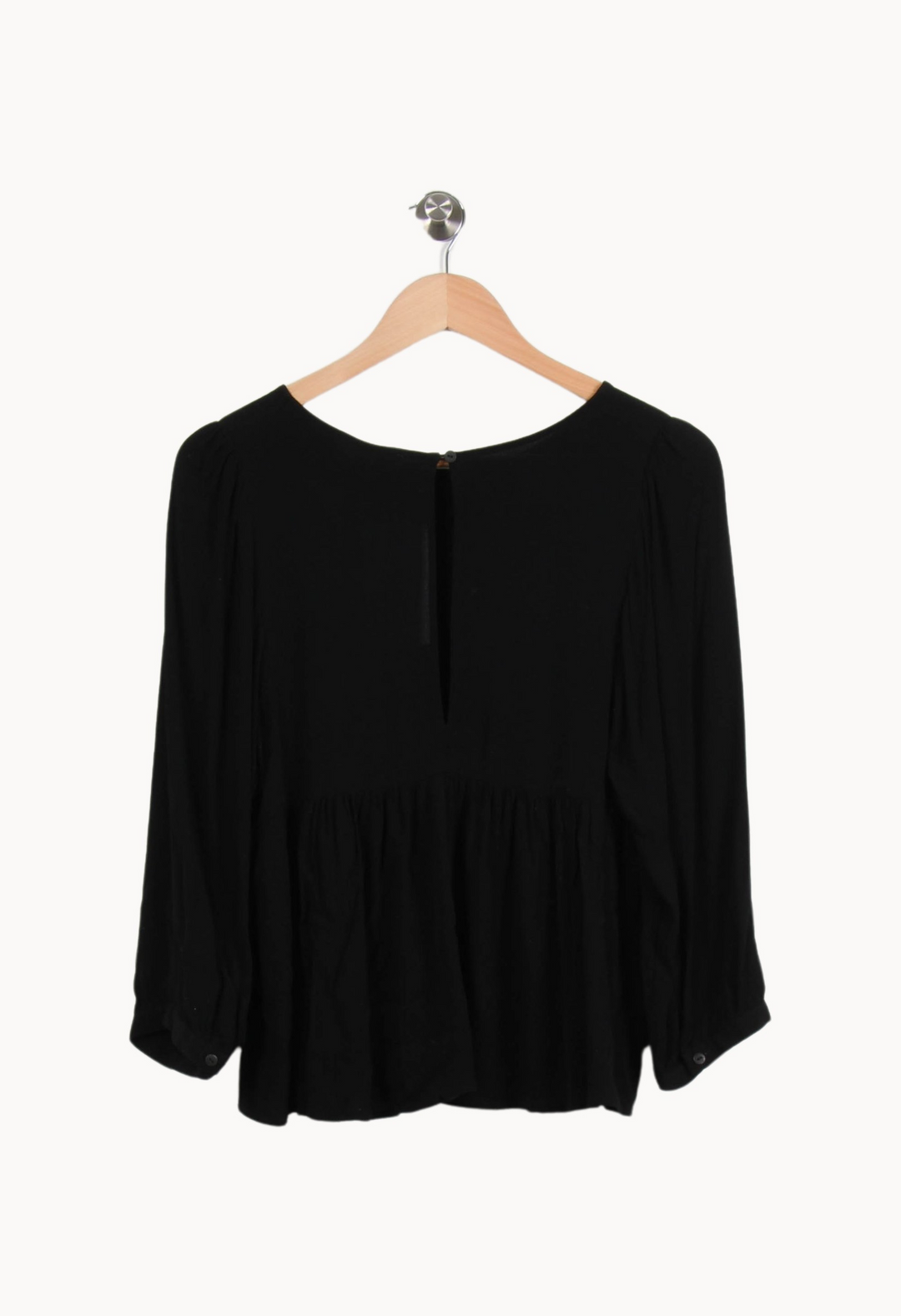 Blouse Noire - Taille S/36 de la marque ba&sh | PARAD66902 - Vendu par Paradigme - Image 4