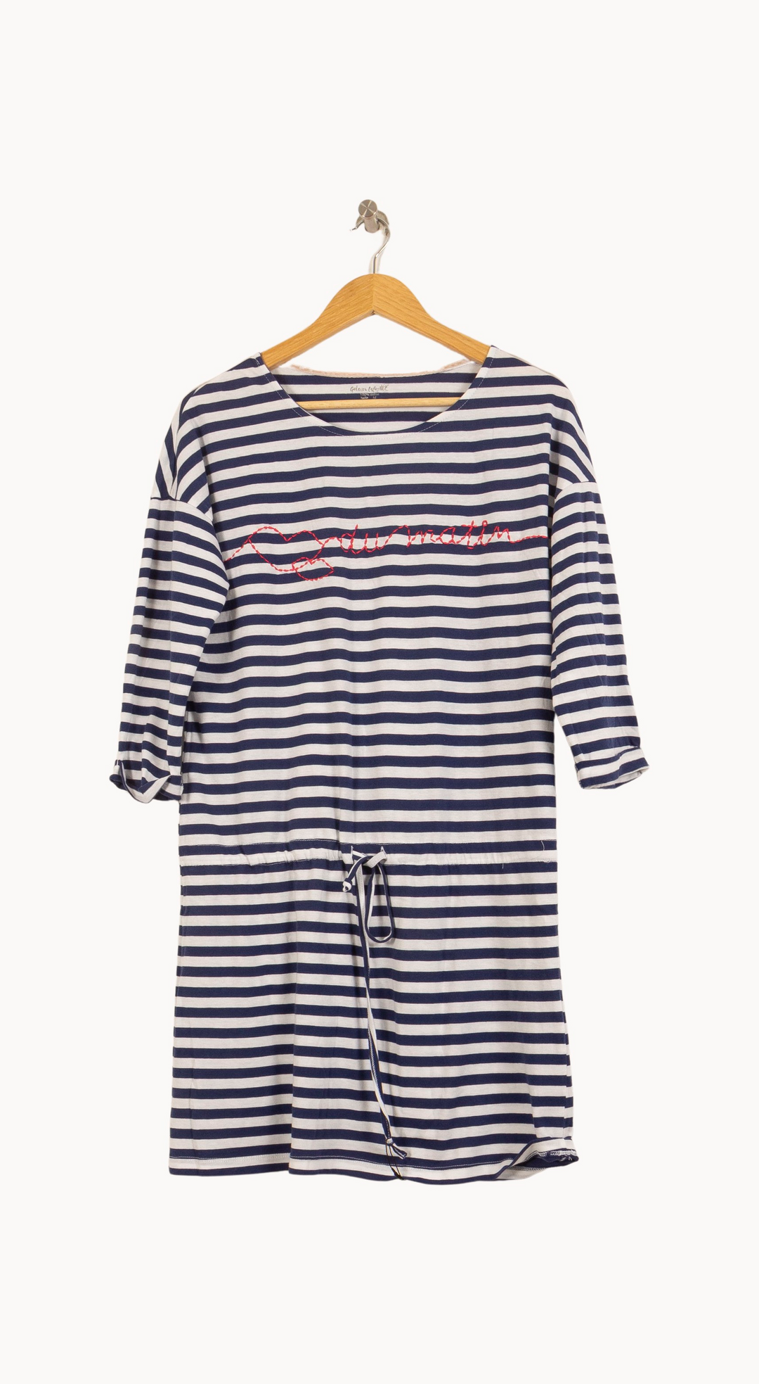 Robe Rayée Bleu et Blanche - Taille M/38 de la marque Galeries Lafayette | PARAD44963 - Vendu par Paradigme - Image 2