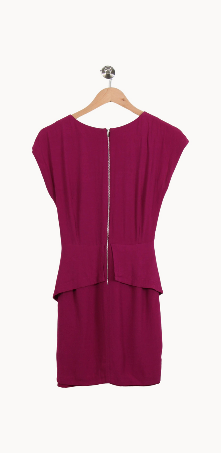 Robe Midi Rose - Taille S/36 de la marque Sandro | PARAD62644 - Vendu par Paradigme - Image 4