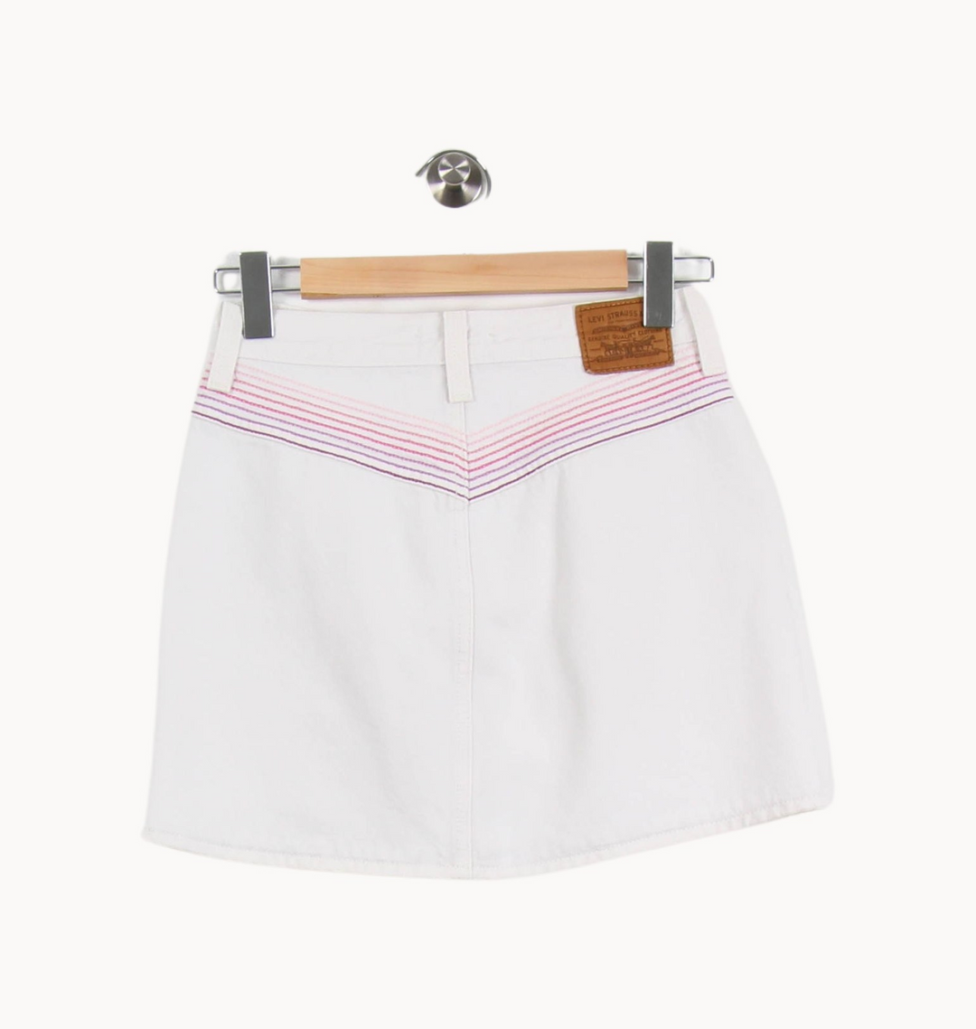 Jupe blanche - Taille S/36 de la marque Levi's | PARAD46753 - Vendu par Paradigme - Image 4