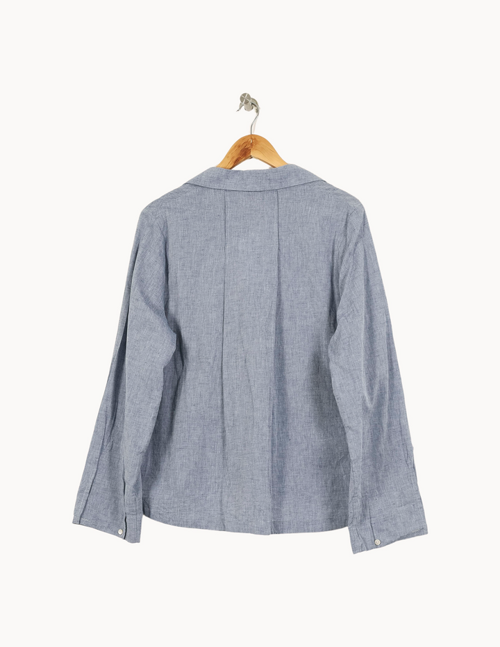 Chemise Bleue - Taille S/36 de la marque Ines de la Fressange Paris | PARAD67921 - Vendu par Paradigme - Image 4