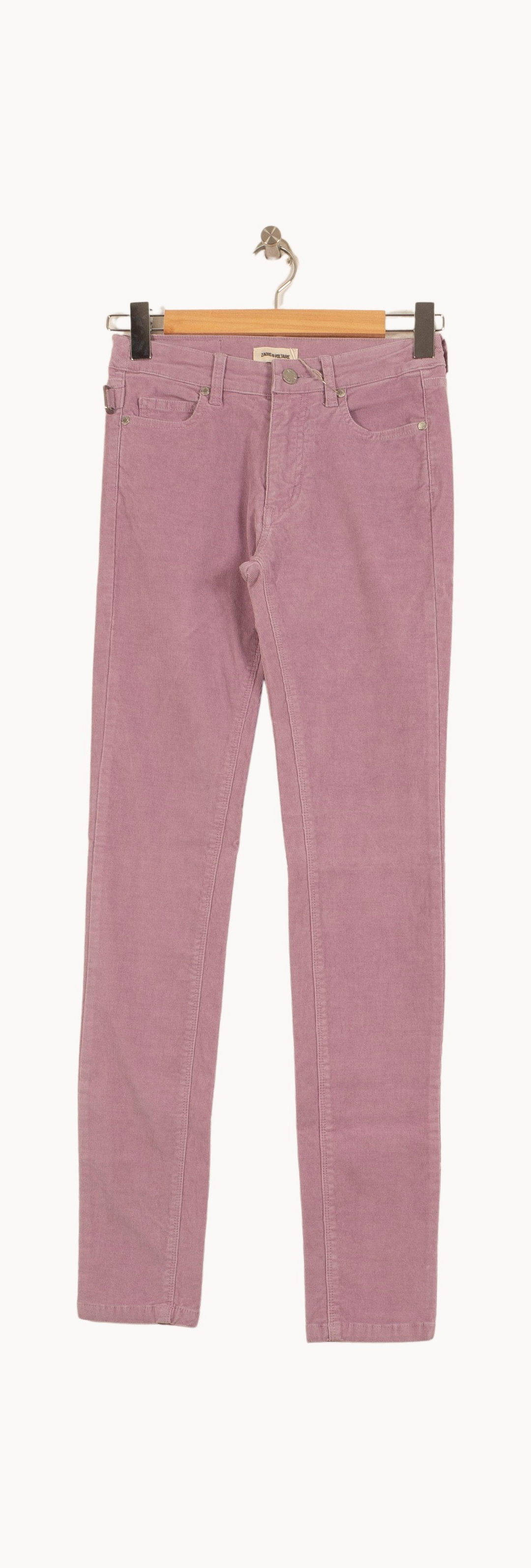 Pantalon Violet - Taille XS/34 de la marque Zadig&Voltaire | PARAD63104 - Vendu par Paradigme - Image 2