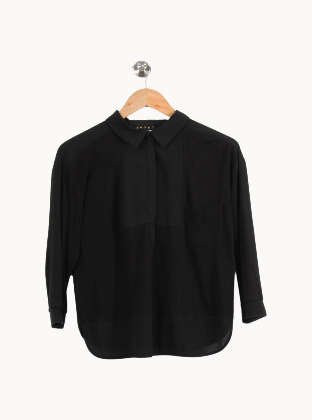Chemise Noire - Taille S/36 de la marque The Kooples - Sport | PARAD65113 - Vendu par Paradigme - Image 2