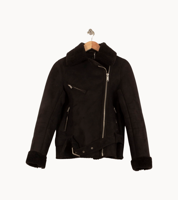 Blouson Aviateur Noir - Taille S/36 de la marque IKKS | PARAD62656 - Vendu par Paradigme - Image 2