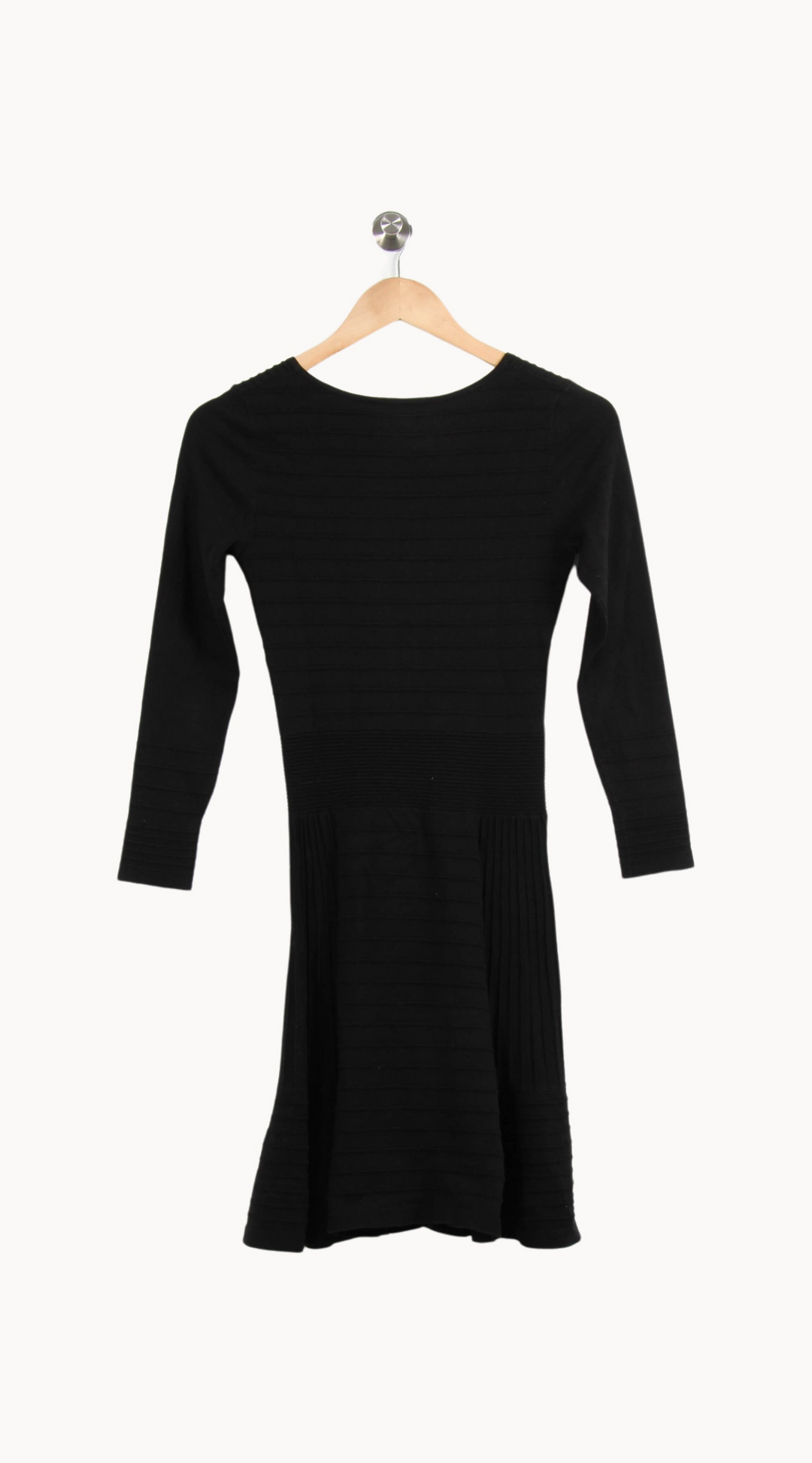Robe Midi Noire - Taille S/36 de la marque Sandro | PARAD55314 - Vendu par Paradigme - Image 4