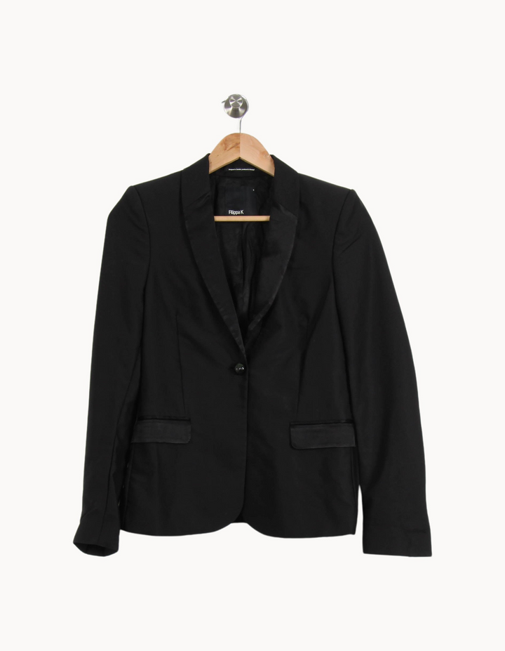 Veste Noire - Taille S/36 de la marque Filippa K | PARAD53444 - Vendu par Paradigme - Image 2